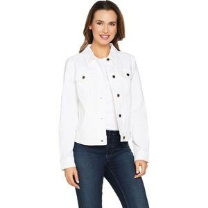 C Wonder Womens  Button Front Jean Jacket Size 20W